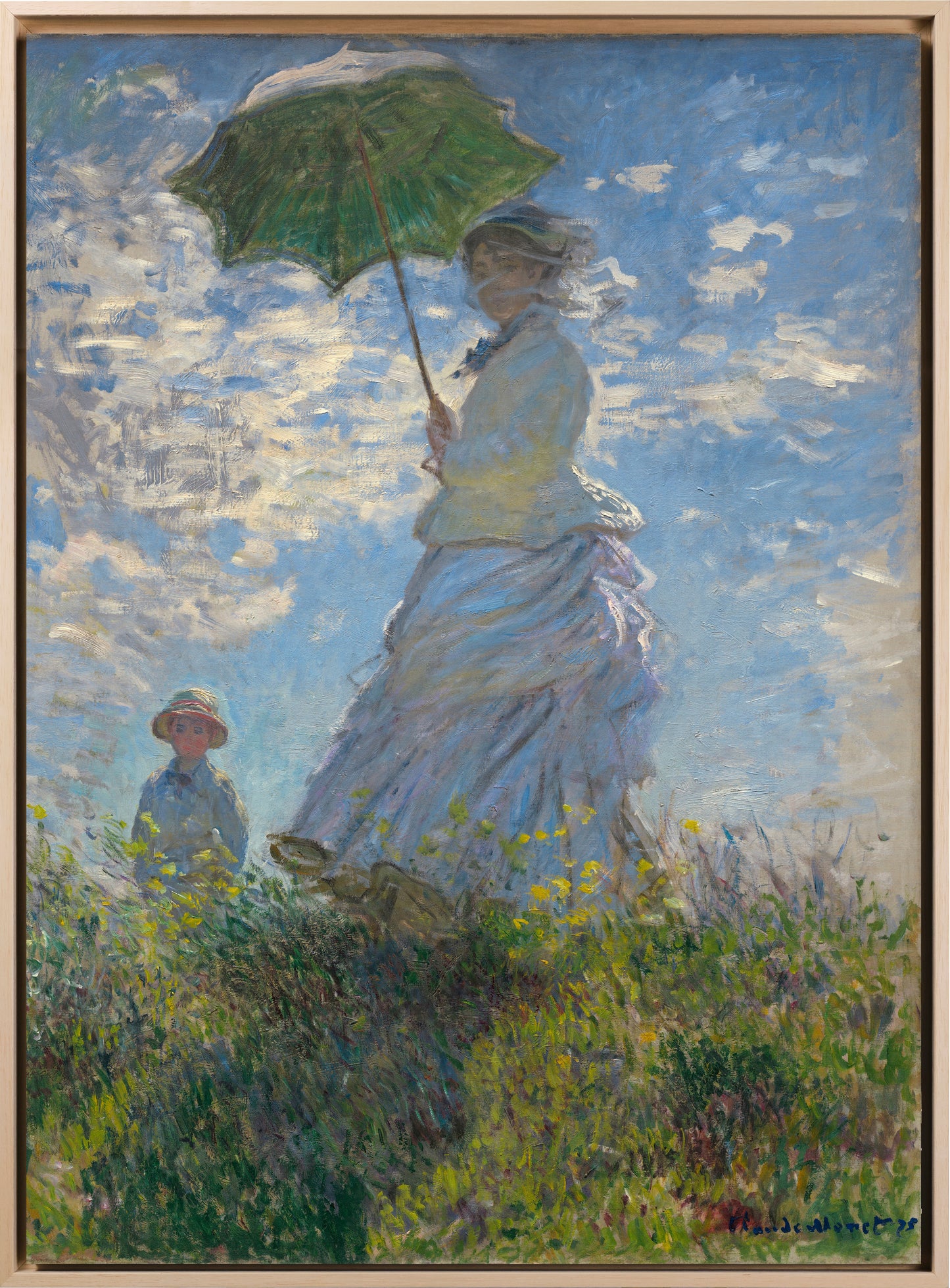 Monet - La passeggiata | Stampa piatta HD o in 3D