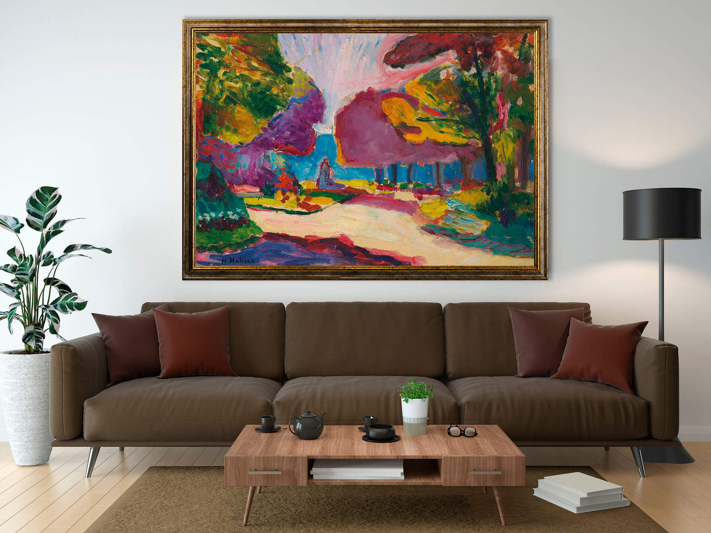 Klimt - Garden with Sunflowers | Glossy Effect
