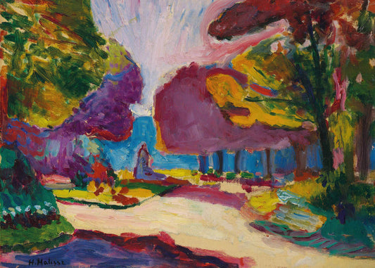 Henri Matisse - I giardini di Lussemburgo | Stampa piatta HD o in 3D