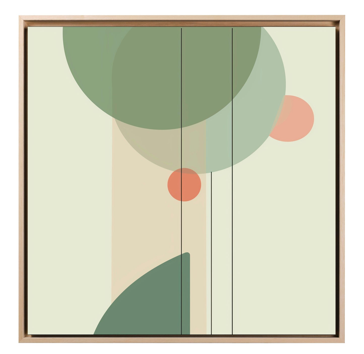 Minimal - Cerchi color pastello | Effetto lucido - Materico