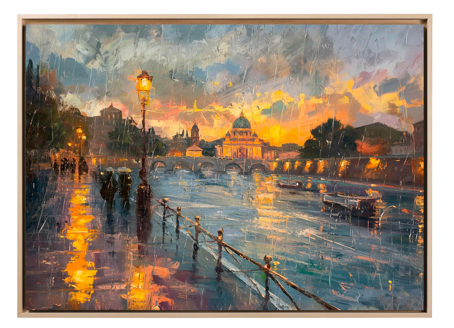 Travel - Roma al tramonto | Stampa piatta HD o in 3D - Materico