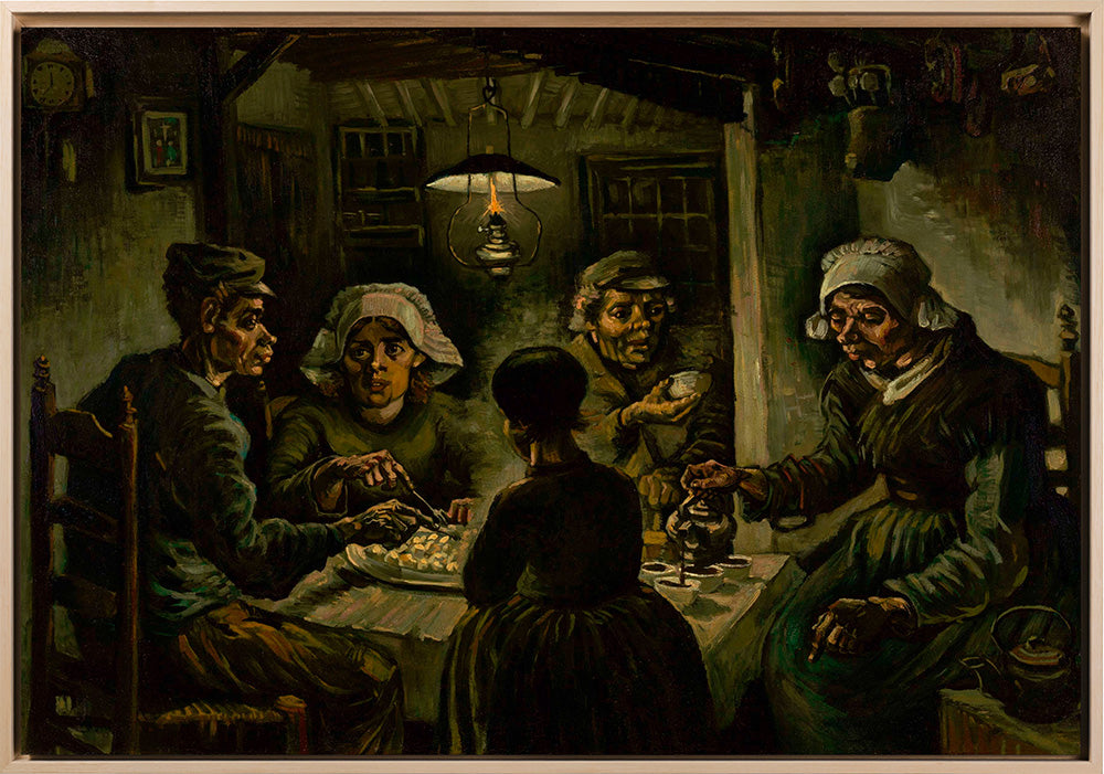Van Gogh - The Potato Eaters | Flat HD or 3D Print