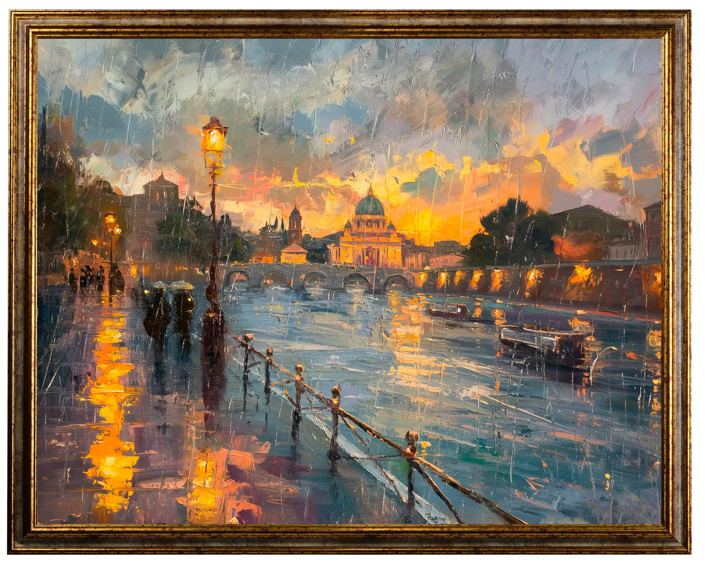 Travel - Roma al tramonto | Stampa piatta HD o in 3D - Materico
