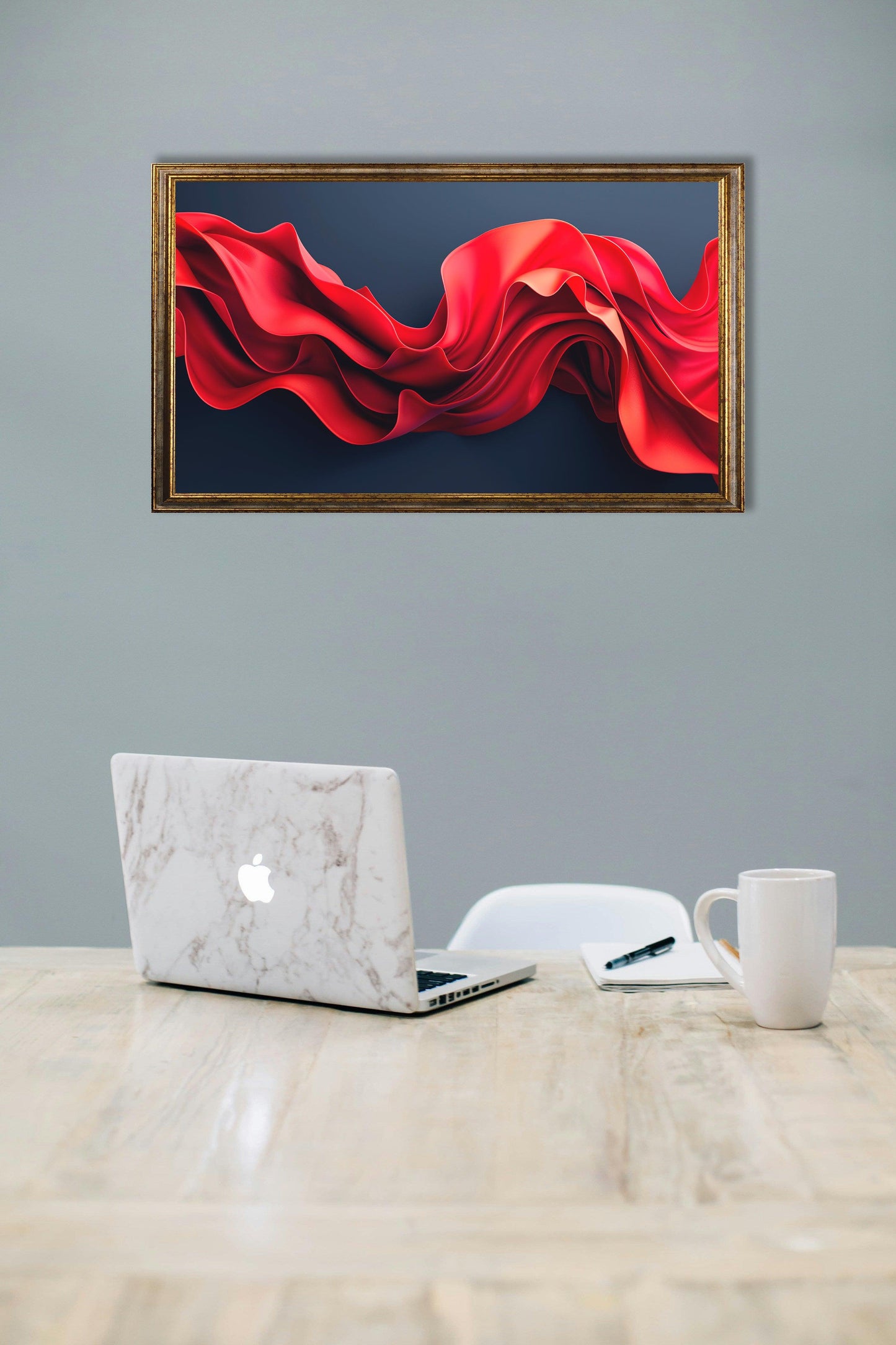Minimal - Nastro rosso | Effetto lucido - Materico