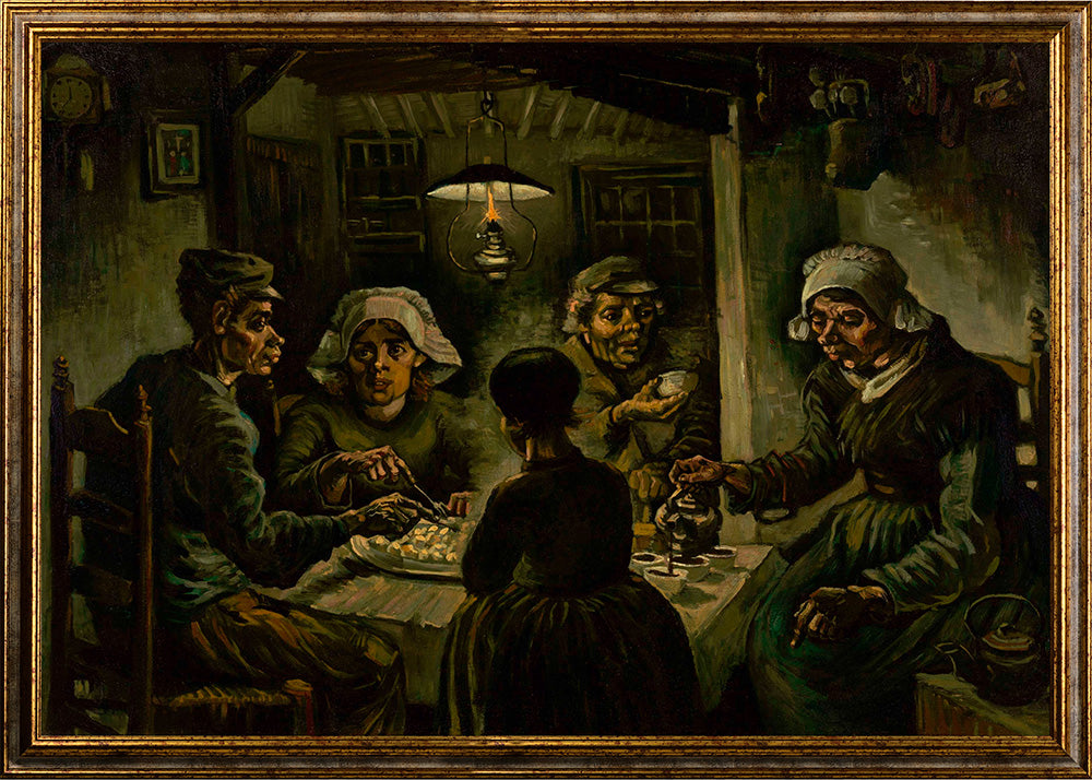 Van Gogh - The Potato Eaters | Flat HD or 3D Print