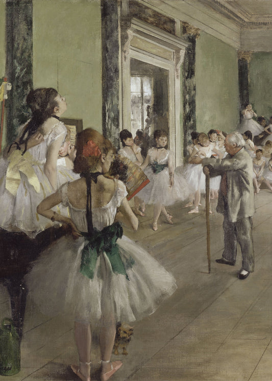 Degas - La classe di danza | Stampa piatta HD o in 3D