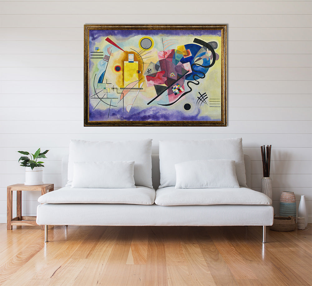 Kandinsky - Giallo-rosso-blu | Stampa piatta HD o in 3D