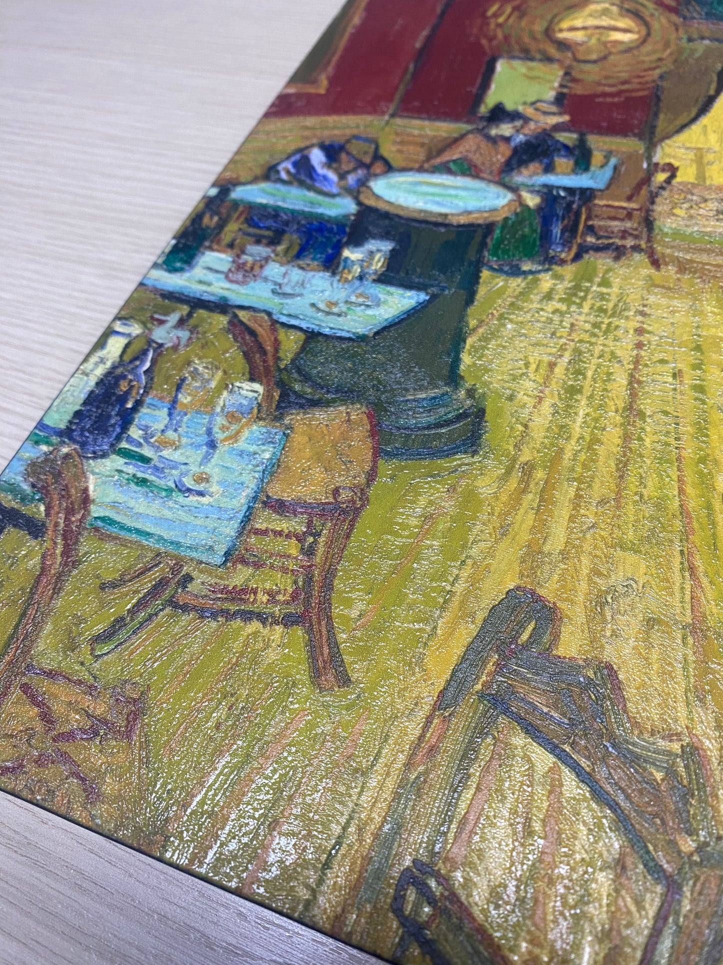 Van Gogh - Sala da biliardo | Stampa piatta HD o in 3D