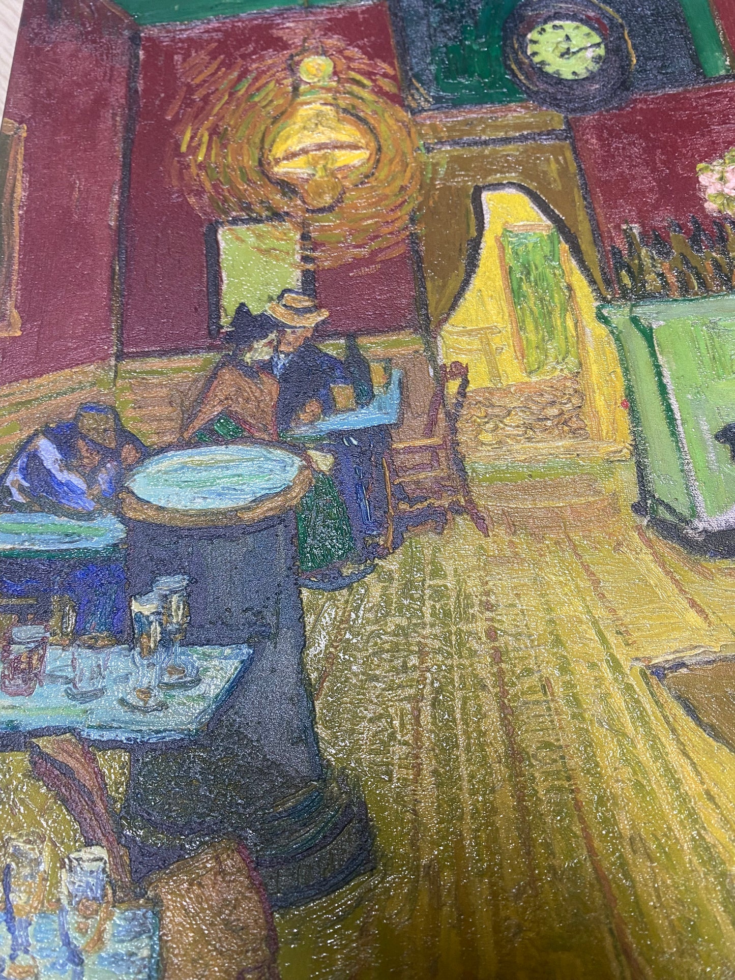 Van Gogh - Sala da biliardo | Stampa piatta HD o in 3D