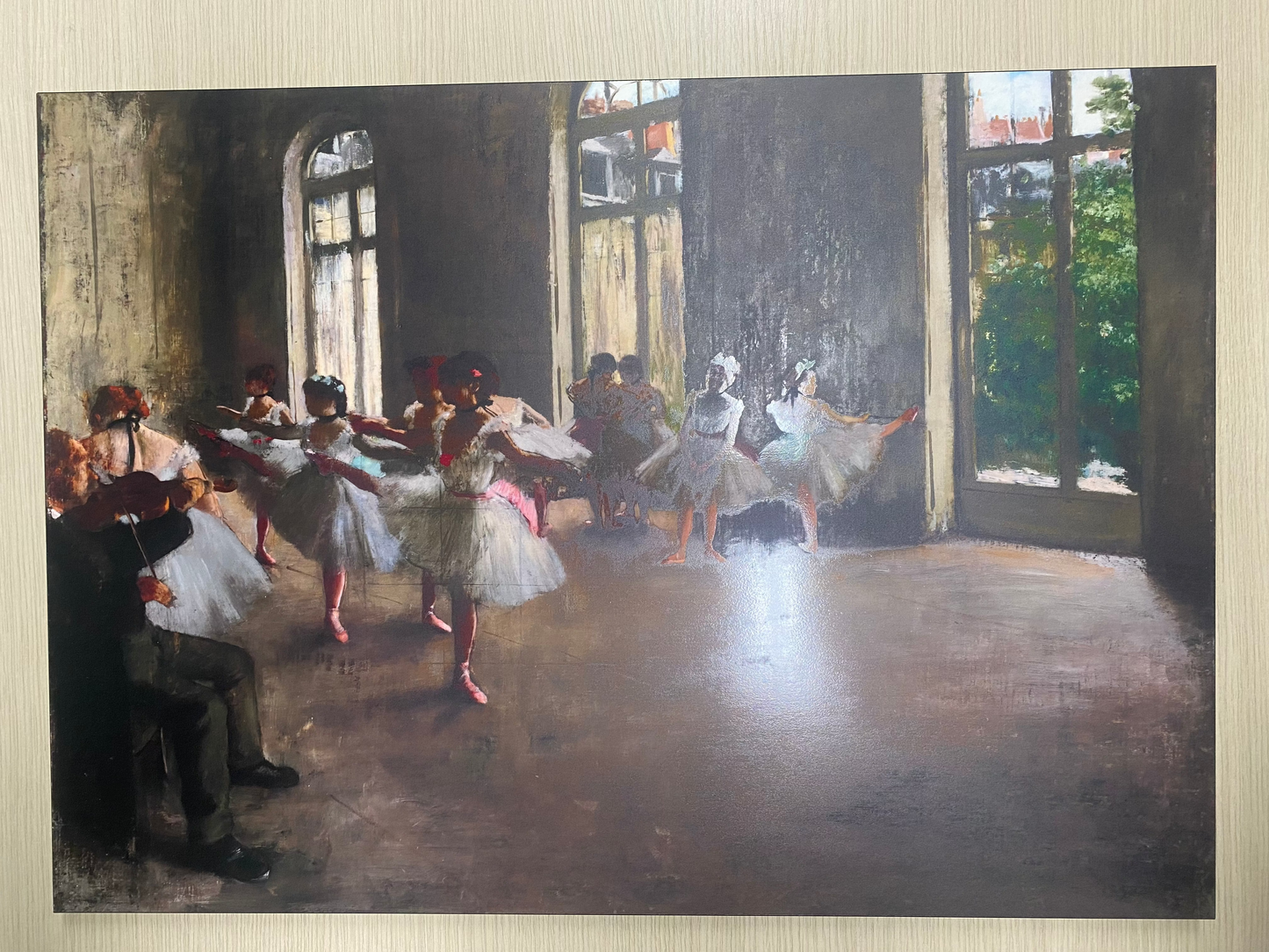 Degas - Le ballerine in sala | Effetto lucido