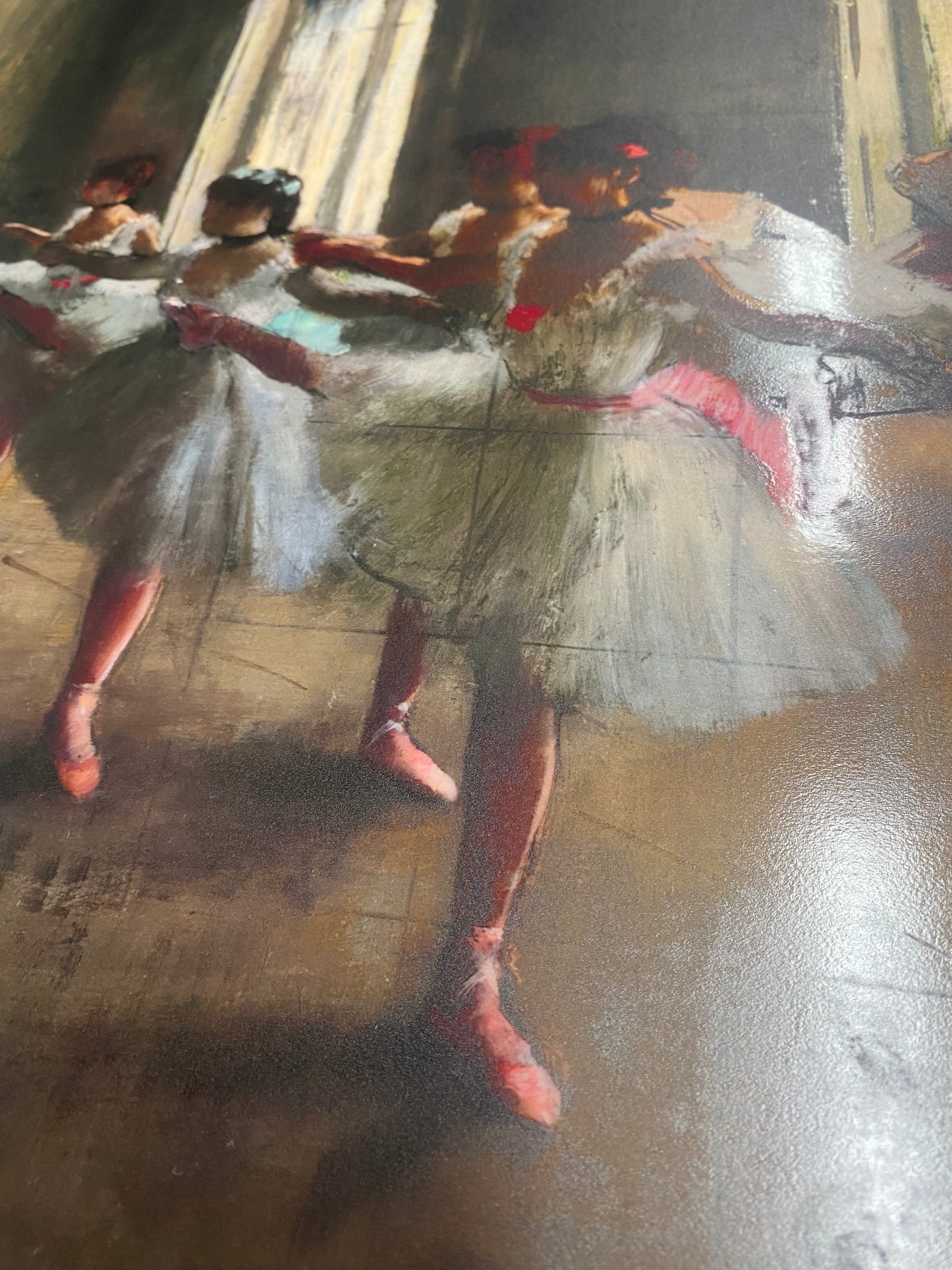 Degas - Le ballerine in sala | Effetto lucido