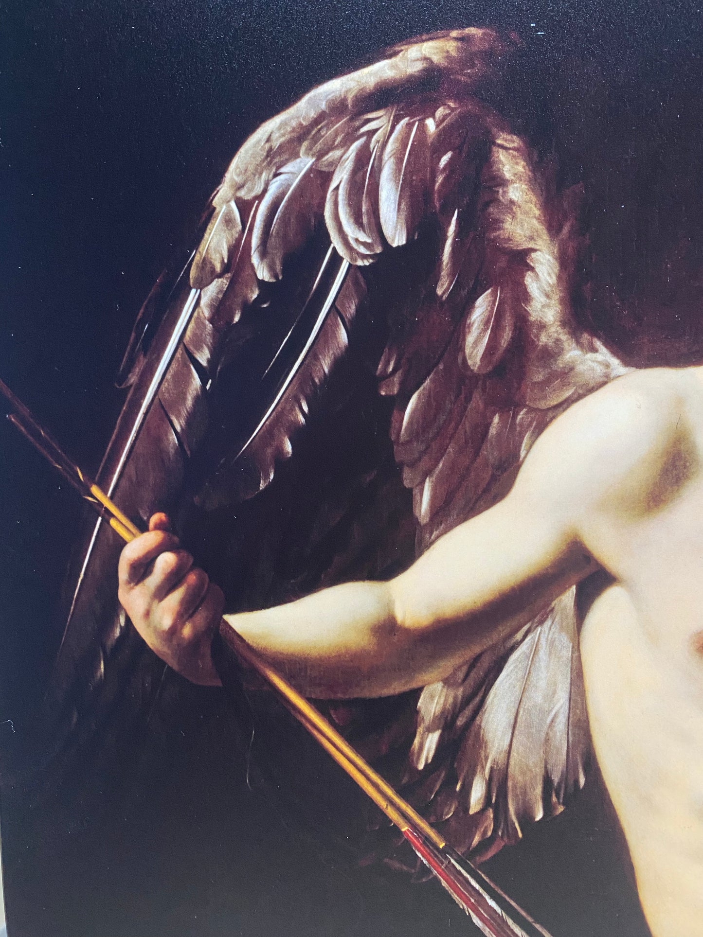Caravaggio - Il giovane Cupido | Stampa piatta HD o in 3D