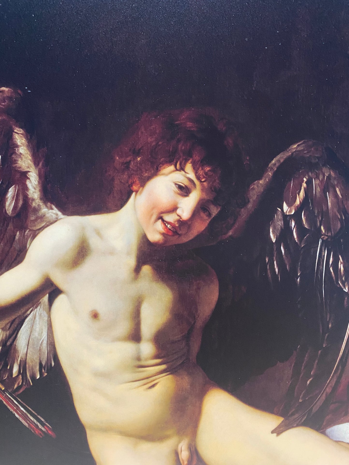 Caravaggio - Il giovane Cupido | Stampa piatta HD o in 3D