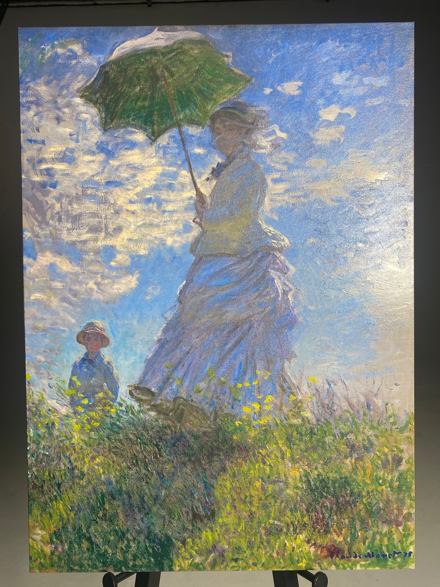Monet - La passeggiata | Stampa piatta HD o in 3D