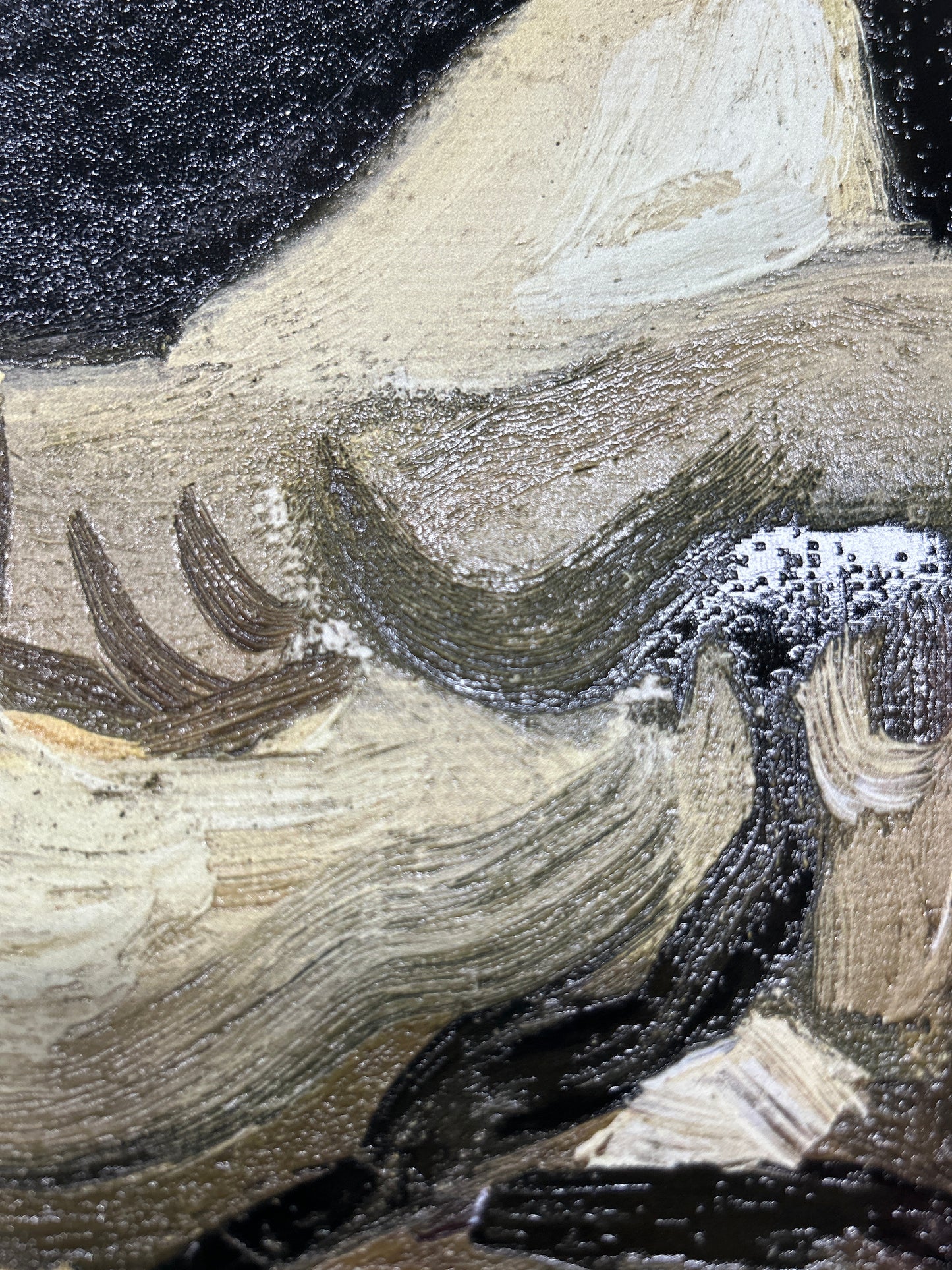 Van Gogh - Teschio con sigaretta | Stampa piatta HD o in 3D