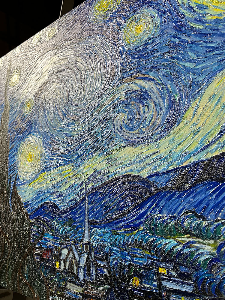 Van Gogh - Sternennacht | HD-Flach- oder 3D-Druck