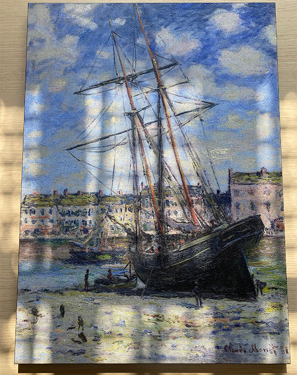 Monet - The Sailing Ship | Flat HD or 3D Print