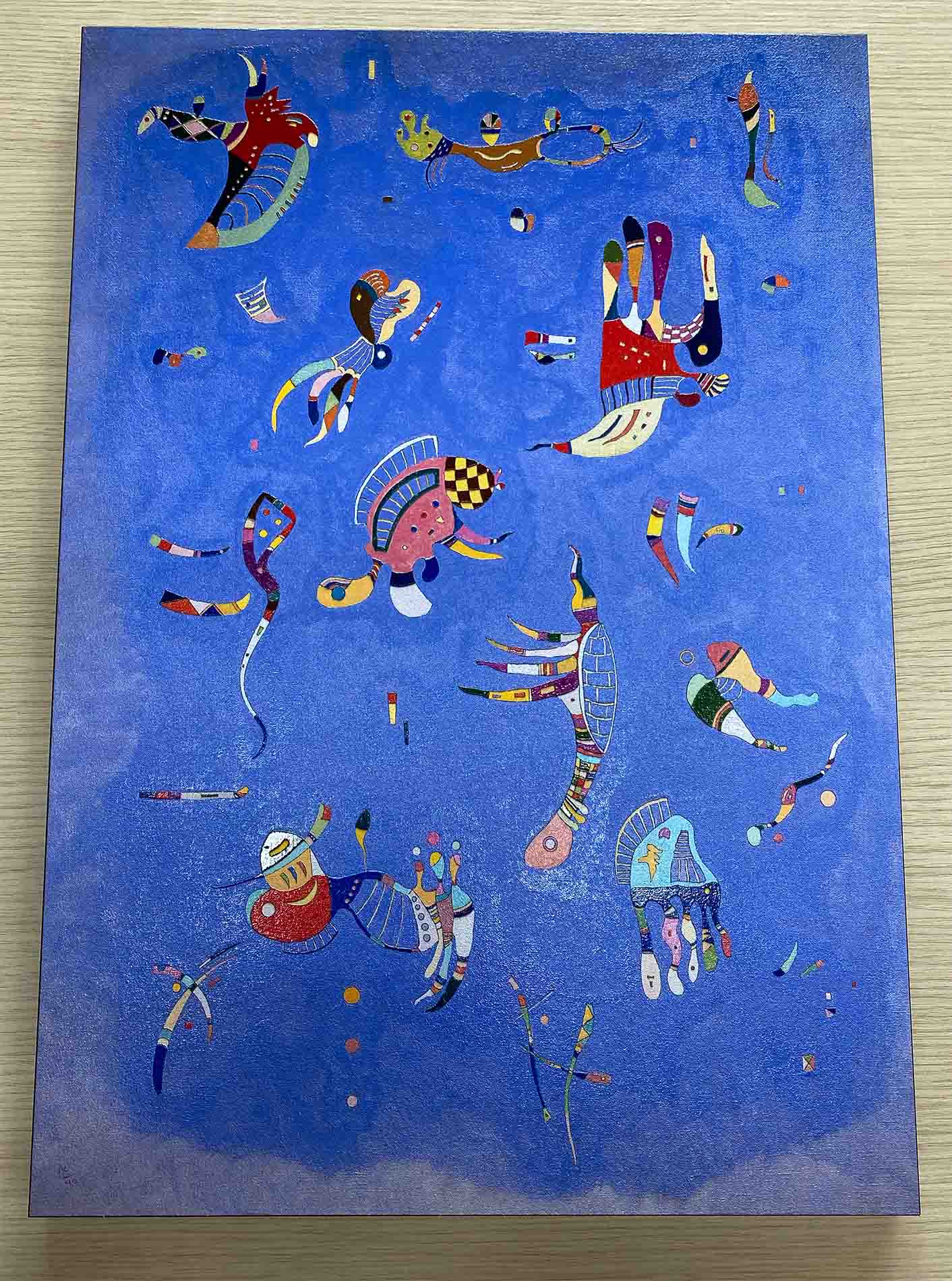 Kandinsky - Cielo blu | Stampa piatta HD o in 3D