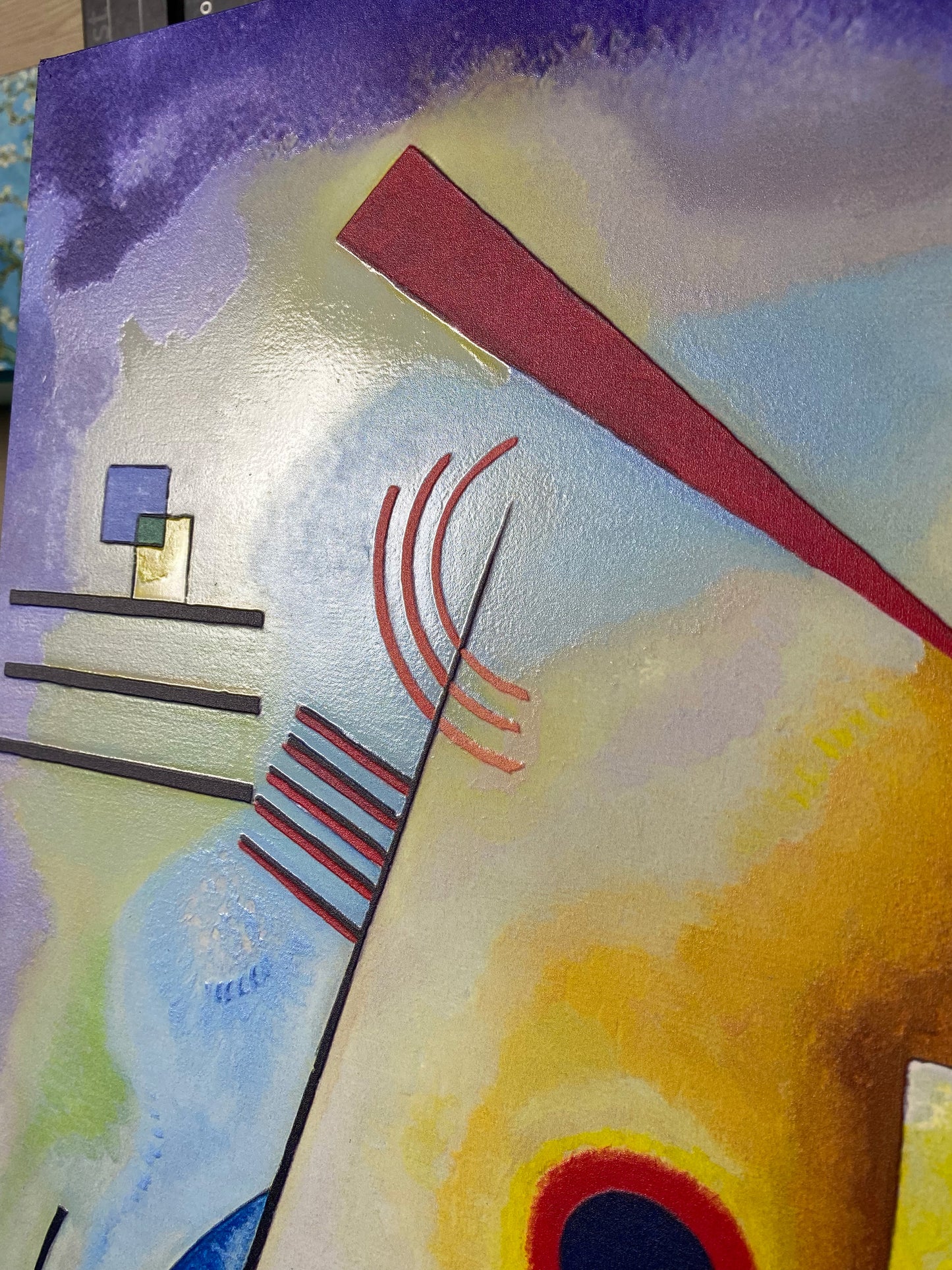 Kandinsky - Giallo-rosso-blu | Stampa piatta HD o in 3D