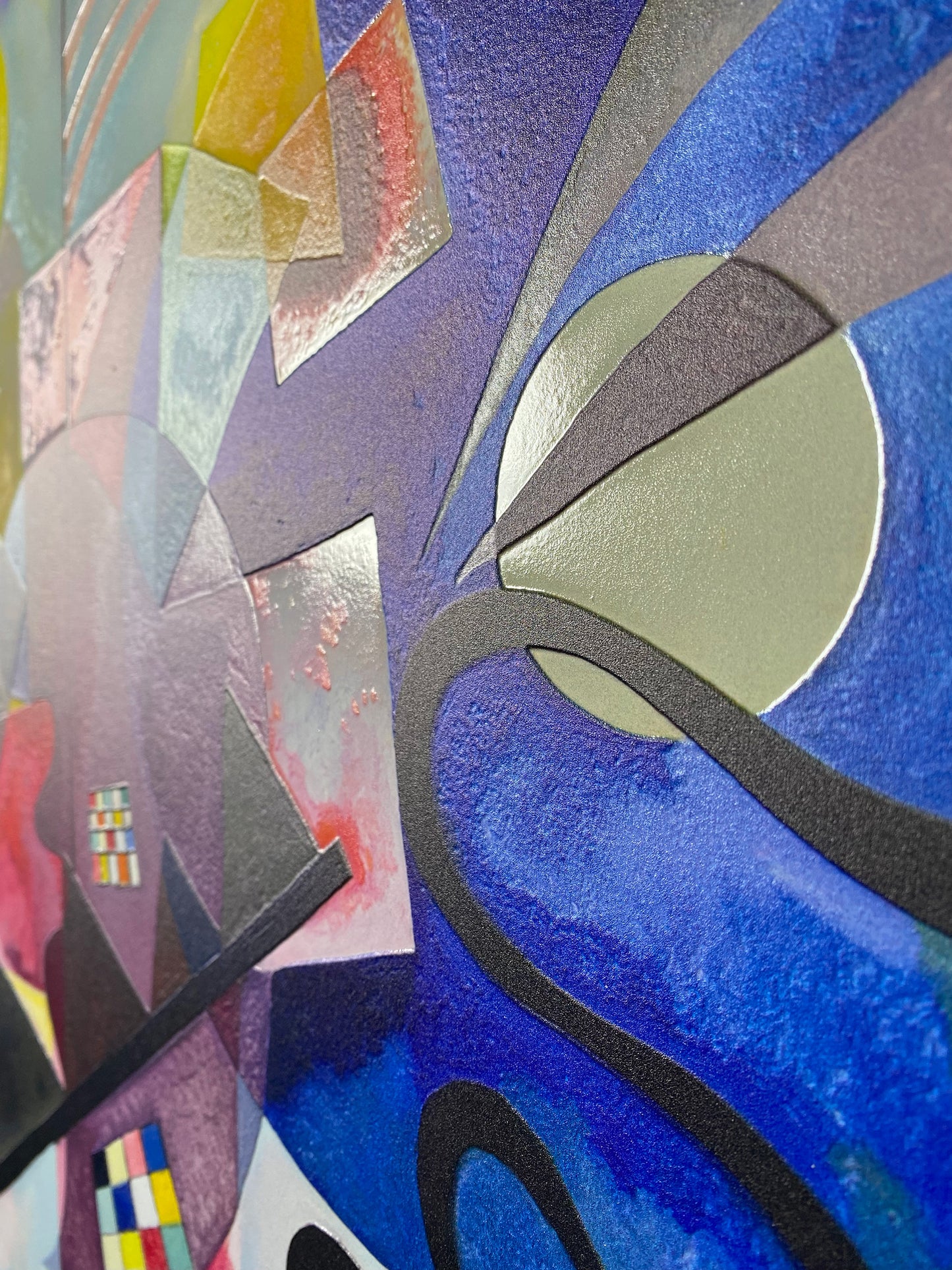 Kandinsky - Giallo-rosso-blu | Stampa piatta HD o in 3D