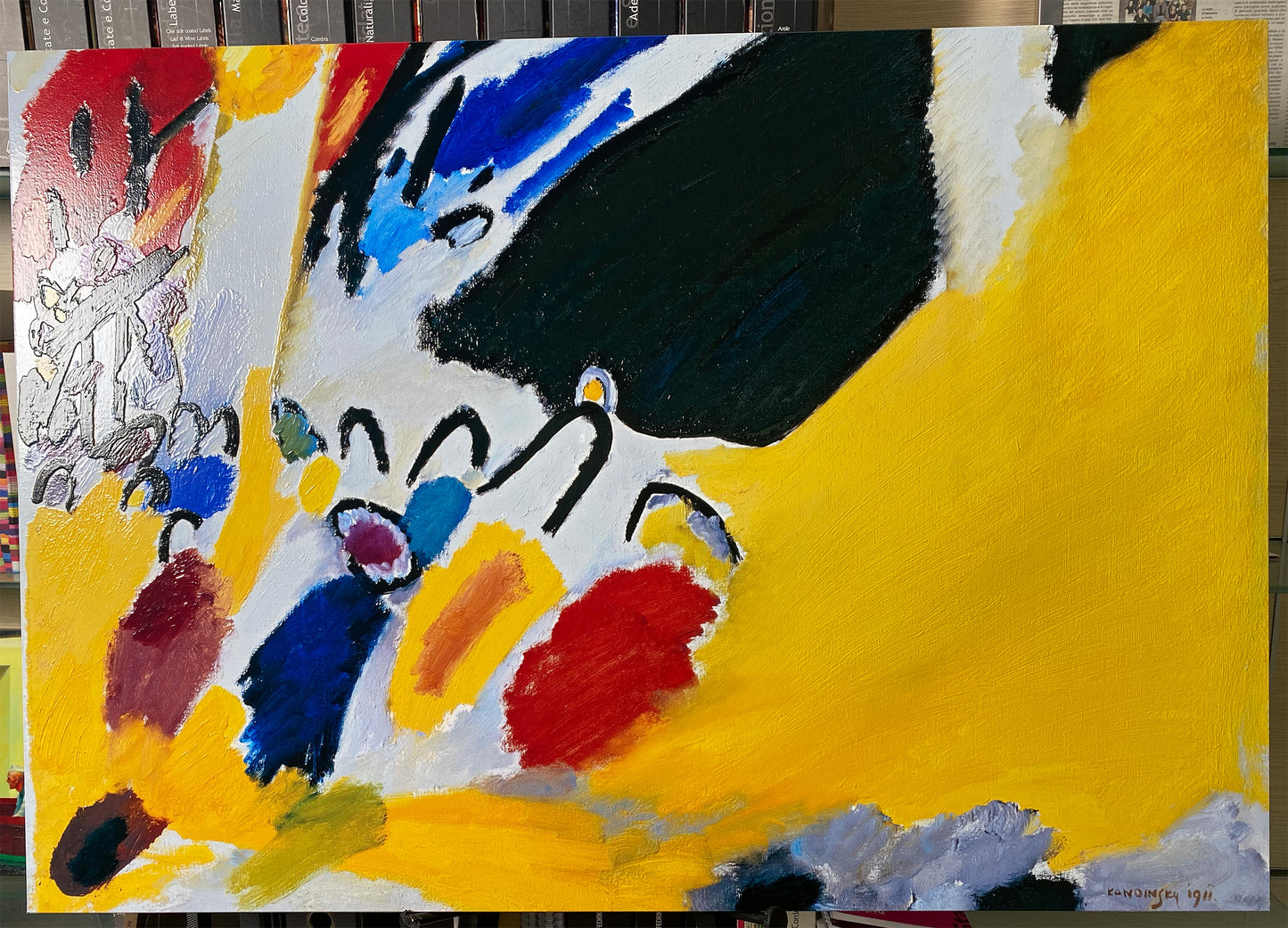 Kandinsky- Impressione III | Stampa piatta HD o in 3D