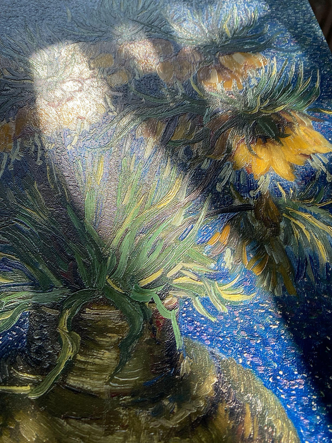 Van Gogh - La Fritillaria imperiale in un vaso di rame | Stampa piatta HD o in 3D