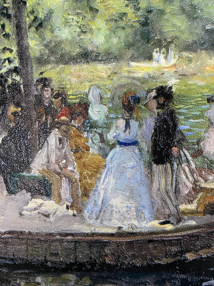 Renoir - Woman with Umbrella in the Garden | Flat HD or 3D Print