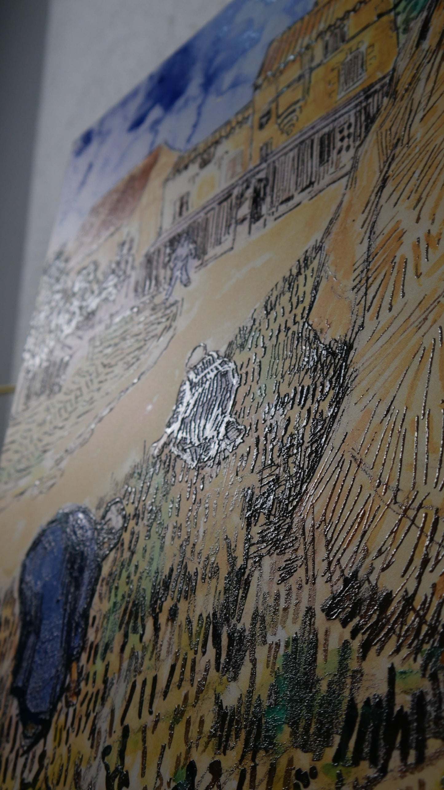 Van Gogh - Cataste di grano | Stampa piatta HD o in 3D - Materico