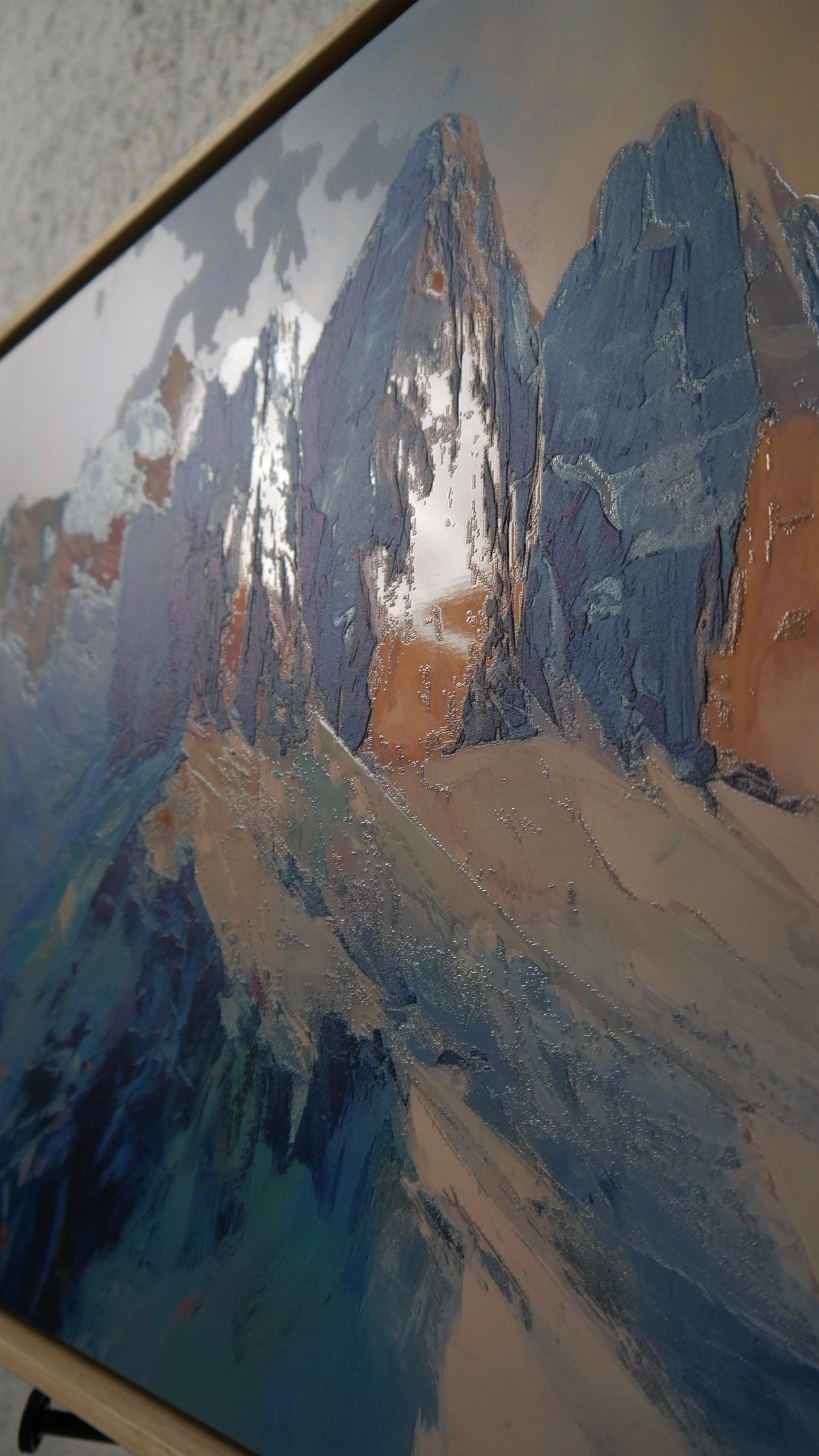Natura - Dolomiti innevate | Stampa piatta HD o in 3D - Materico