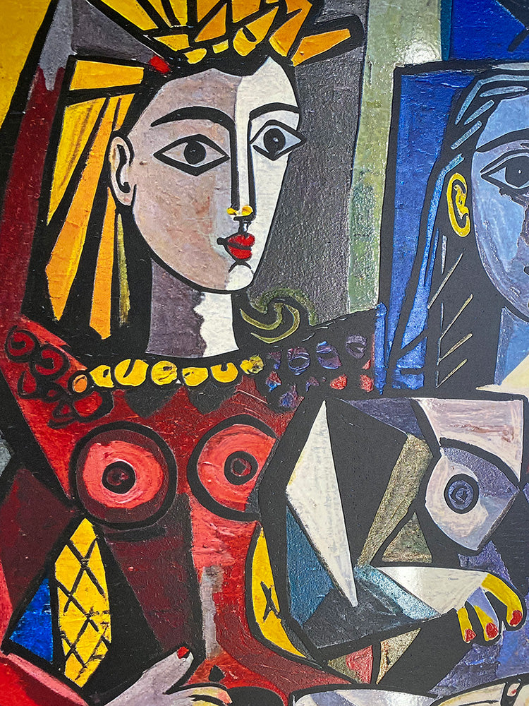 Ispirazione Picasso - Donne che ballano | Stampa piatta HD o in 3D