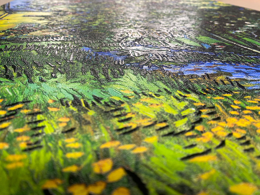 Van Gogh - Sentiero del giardino del manicomio di Saint-Rémy | Stampa piatta HD o in 3D