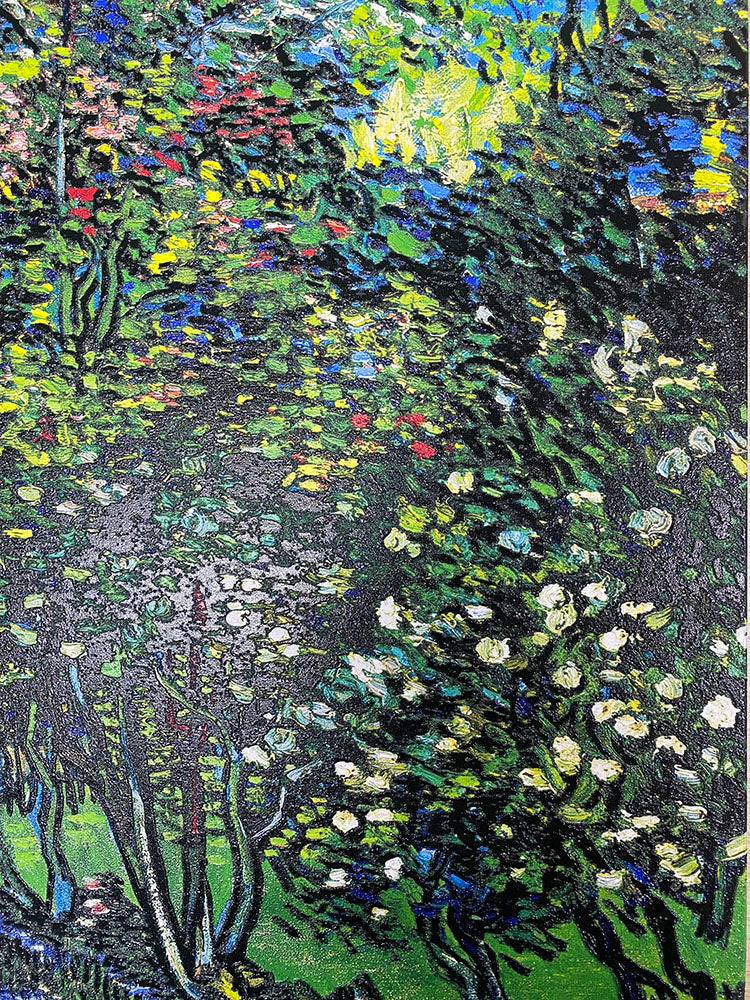 Van Gogh - Sentiero del giardino del manicomio di Saint-Rémy | Stampa piatta HD o in 3D
