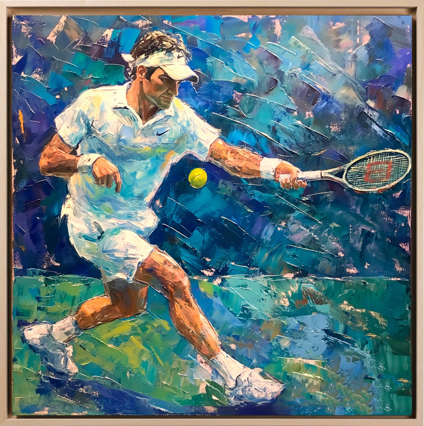 Sport e musica - Tennista | Stampa piatta HD o in 3D - Materico