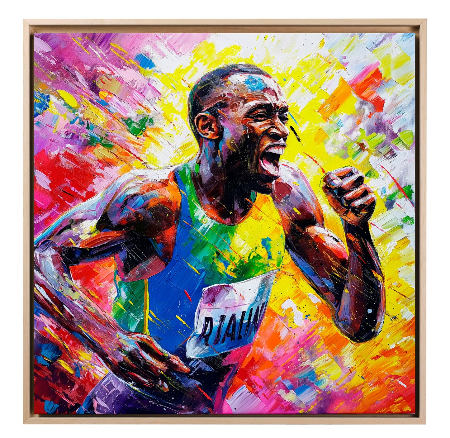 Sport e musica - Corridore | Stampa piatta HD o in 3D - Materico