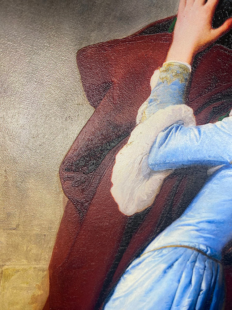 Hayez - Il bacio | Stampa piatta HD o in 3D