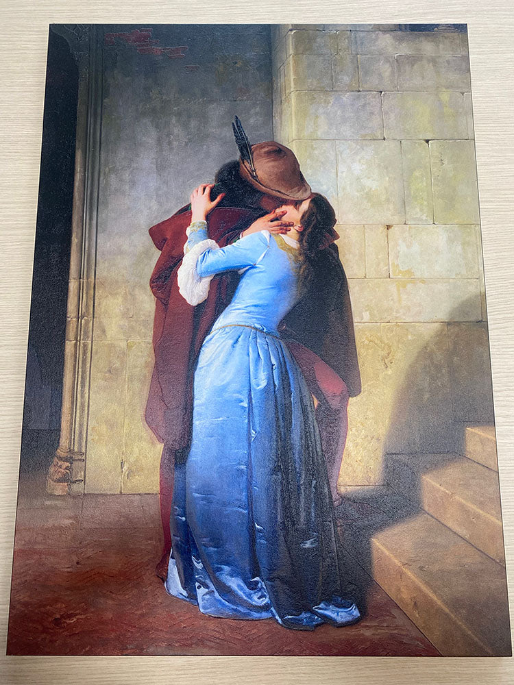 Hayez - Il bacio | Stampa piatta HD o in 3D
