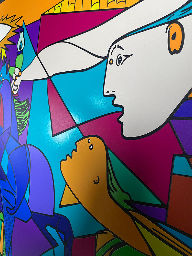 Ispirazione Picasso - Guernica Pop 3 | Stampa piatta HD o in 3D