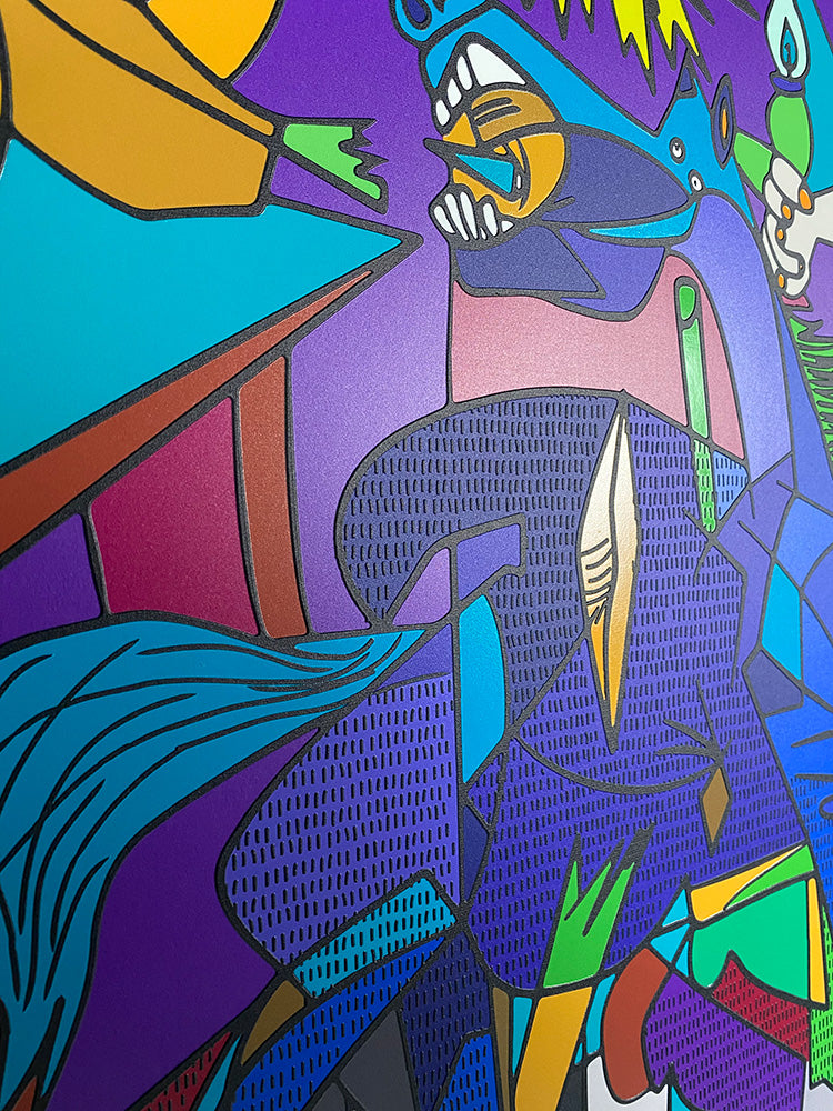 Ispirazione Picasso - Guernica Pop 3 | Stampa piatta HD o in 3D