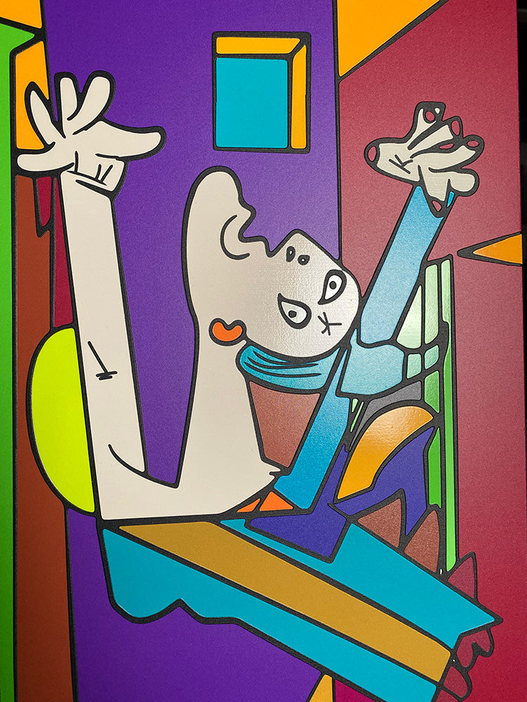 Ispirazione Picasso - Guernica Pop 3 | Stampa piatta HD o in 3D