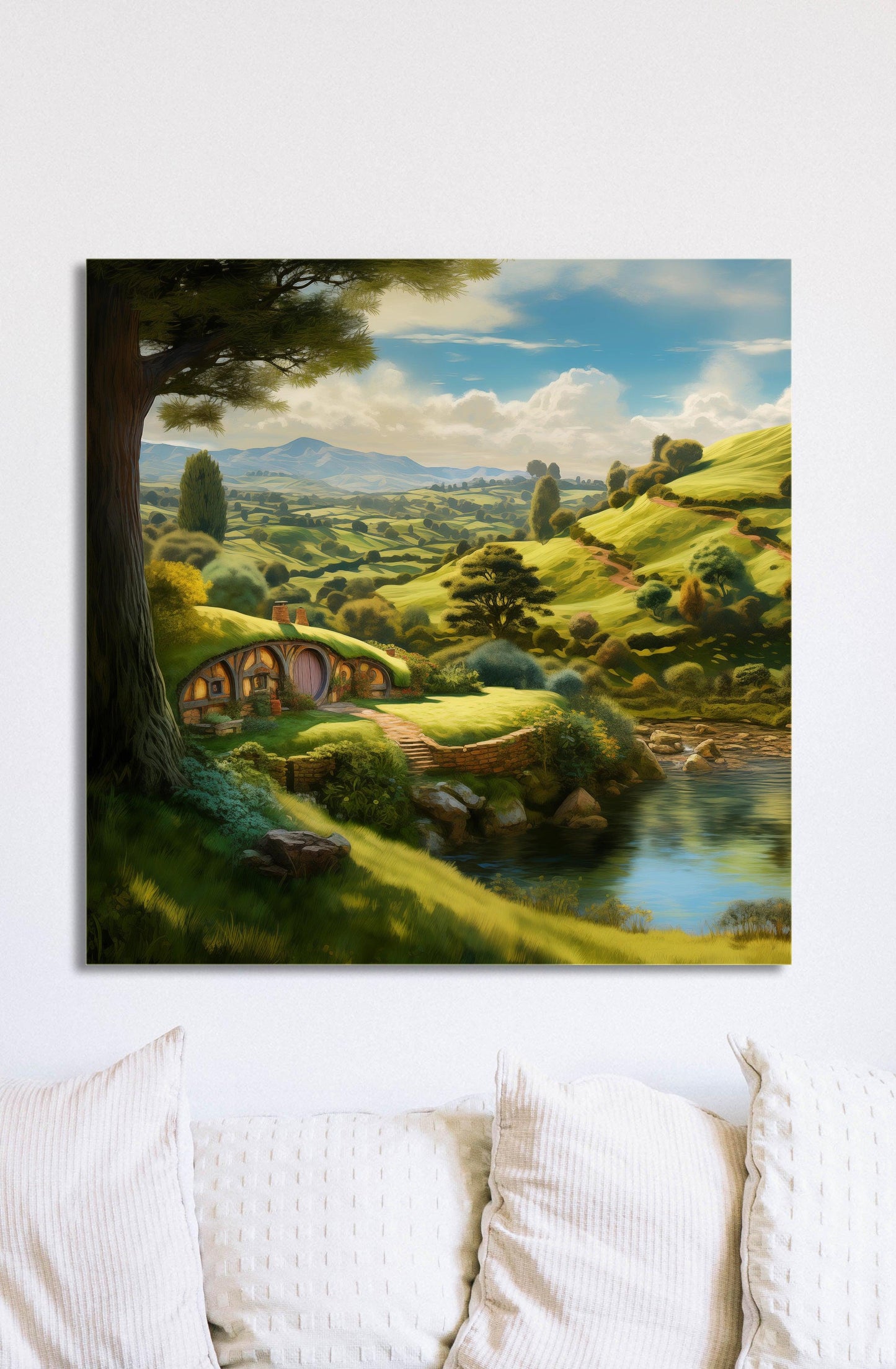 Fantasy - Immagine Hobbiton | Effetto lucido - Materico