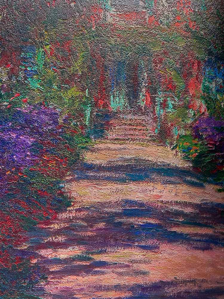Monet - Garden Path | Flat HD or 3D Print