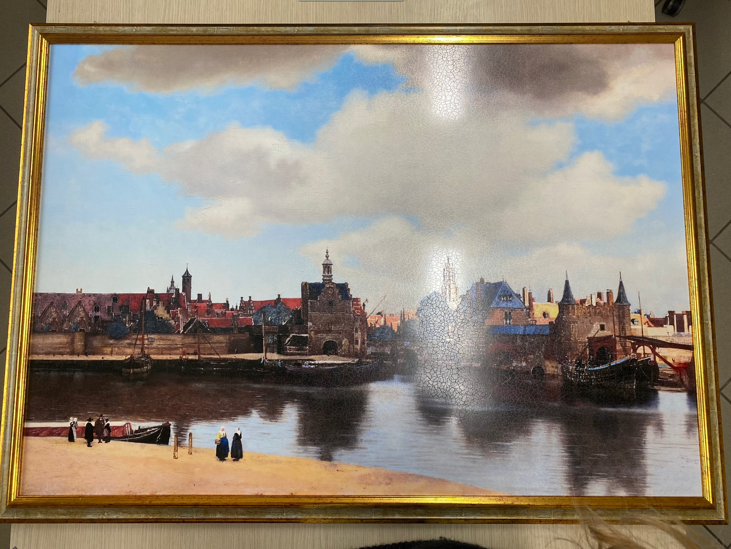 Johannes Vermeer - View of Delft | Flat HD or 3D Print