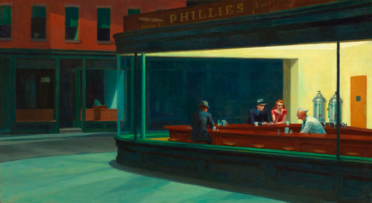 I Nottambuli di Edward Hopper — stampa fine art disponibile su Materico