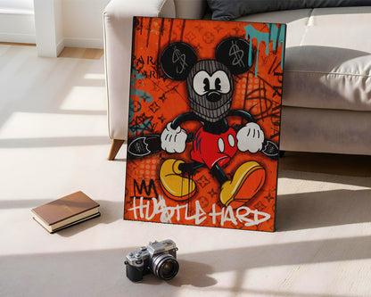 Street art - Ladro paperino | Stampa piatta HD o in 3D