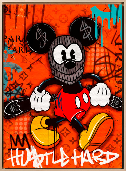 Street art - Ladro paperino | Stampa piatta HD o in 3D