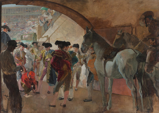 Joaquin Sorolla - Prima della corrida | Stampa piatta HD o in 3D