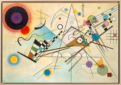 Kandinsky - Composizione VIII | Stampa piatta HD o in 3D