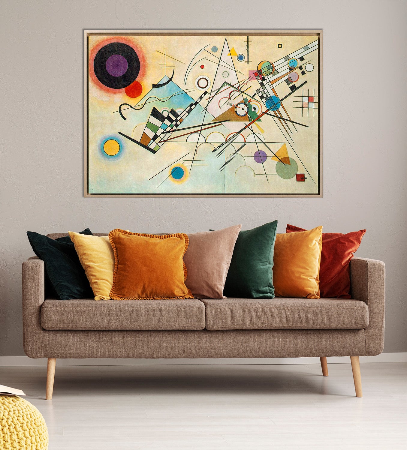 Kandinsky - Composizione VIII | Stampa piatta HD o in 3D