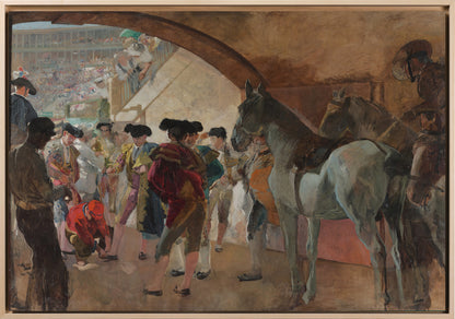 Joaquin Sorolla - Prima della corrida | Stampa piatta HD o in 3D