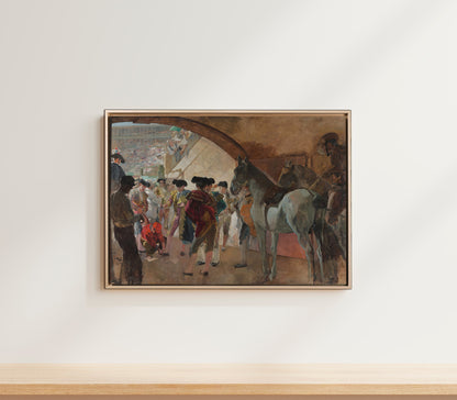 Joaquin Sorolla - Prima della corrida | Stampa piatta HD o in 3D